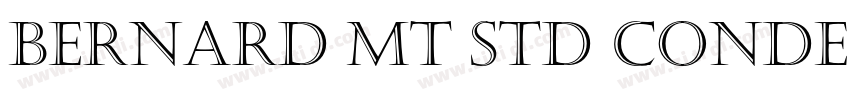 Bernard MT Std Conde字体转换